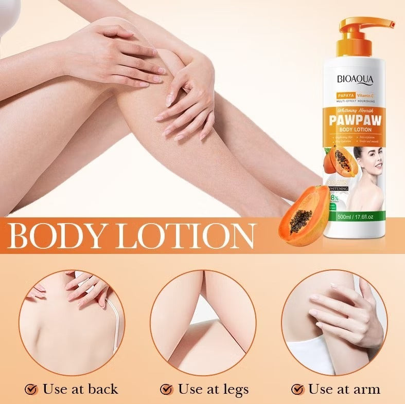 Bio Aqua Paw Paw - Vitamin C Body lotion + Vitamin C Aroma Soap