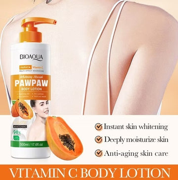 Bio Aqua Paw Paw - Vitamin C Body lotion + Vitamin C Aroma Soap