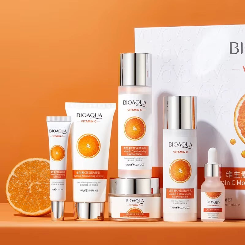 HOT OFFER - BIO AQUA VITAMIC C - 6 PC SKIN CARE SET